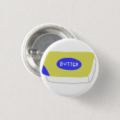 Butter Block Backenthusiast Geschenk Button (Vorne & Hinten)