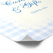 Butter Brautparty Karten und Geschenke Poster (Ecke)