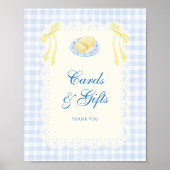 Butter Brautparty Karten und Geschenke Poster (Vorne)