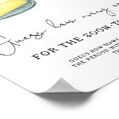 Butter Brautparty schätzen, wie viele Korken Poster (Ecke)