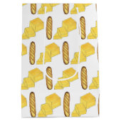 Butter Brot Baguette Französisch Bäckerei Loaf Fei Mittlere Geschenktüte (Rückseite)