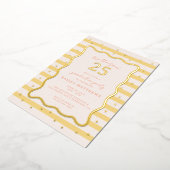 Butter Cabana Fun Yellow Graduation Party Folieneinladung (Gedreht)