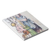 Butter Churn Mutter Son antikes Aquarellland Notizblock (angewinkelt)