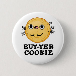Butter Cookie Funny Food Puff Button