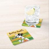 Butter Emails politischen Humor Rechteckiger Pappuntersetzer (Vor Ort)