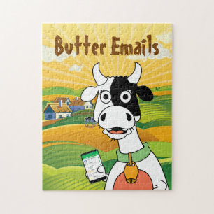 Butter Emails Politischer Humor Puzzle