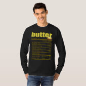 Butter Ernährung Fakten Erntedank Weihnachten T-Shirt (Vorne ganz)