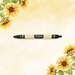 Butter Farbe Crayon Wrap Monogramm schwarzer Tinte Kugelschreiber