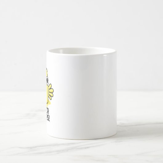 Butter Fingers Funny Butter Food Puff Kaffeetasse (Mittel)