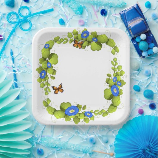 Butter Fliegengarten Pappteller (Party)