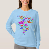 Butter Fly Art Design T-Shirt (Vorderseite)