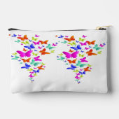 Butter Fly Art Design Zubehörtasche (Rückseite)