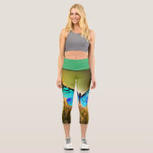 Butter Fly v2 Capri Leggings (Vorderseite)