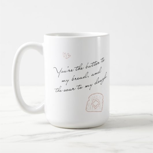 Butter für mein Brot, Nektar und Nest Kaffeetasse (Links)