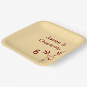 Butter Gelb Australische Tiere 6. Geburtstag Pappteller (Gewinkelt)