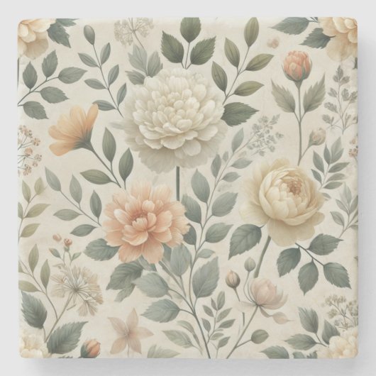 Butter Gelb Farbe Blütenfrühling & Sommer Steinuntersetzer (Vorderseite)