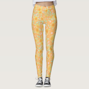 Butter Gelb Gold geglüht Leggings