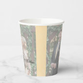 Butter-Gelb-Rose-Bouquet-Hochzeitsstich-Foto Pappbecher (Links)