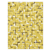 Butter gelb Schwarz-weiß Moderne Muster Tischdecke (Vorderseite)