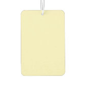 Butter Gelbe Farbe Autolufterfrischer (Rückseite)