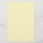Butter Gelbe Farbe Briefpapier (Vorderseite)