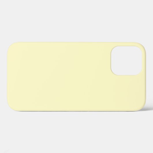 Butter Gelbe Farbe Case-Mate iPhone Hülle (Rückseite (Horizontal))