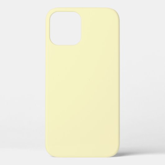 Butter Gelbe Farbe Case-Mate iPhone Hülle (Rückseite)