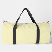 Butter Gelbe Farbe Duffle Bag (Vorderseite)