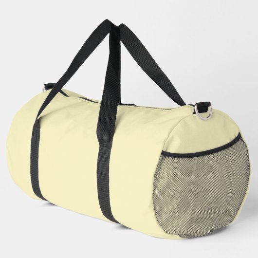 Butter Gelbe Farbe Duffle Bag (Rechte Ecke)