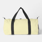 Butter Gelbe Farbe Duffle Bag (Vorderseite)