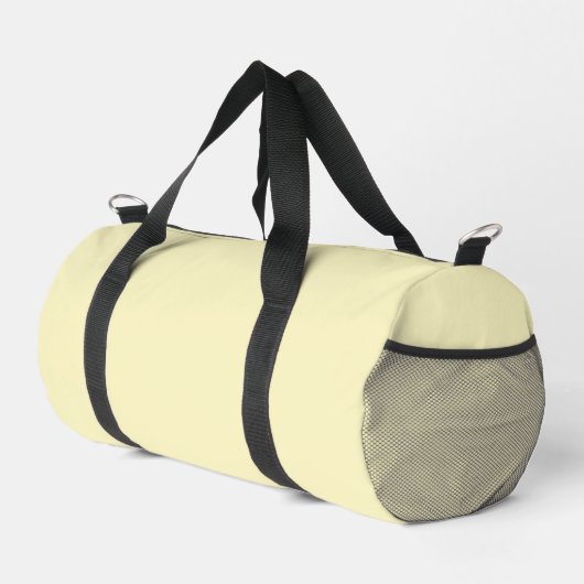 Butter Gelbe Farbe Duffle Bag (Rechte Ecke)