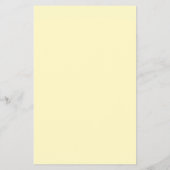 Butter Gelbe Farbe Flyer (Hinten)