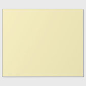 Butter Gelbe Farbe Geschenkpapier (Flach)