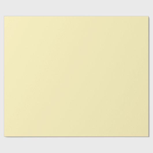 Butter Gelbe Farbe Geschenkpapier (Flach)