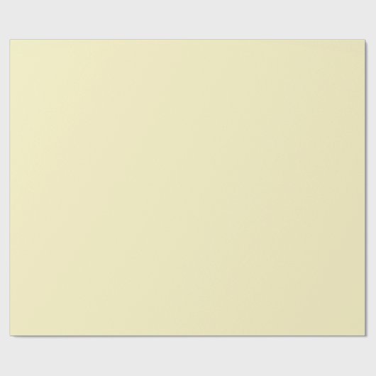 Butter Gelbe Farbe Geschenkpapier (Flach)