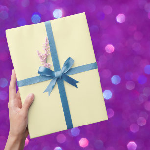 Butter Gelbe Farbe Geschenkpapier