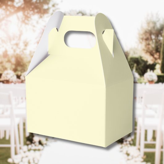 Butter Gelbe Farbe | Klassisches Elegant Geschenkschachtel