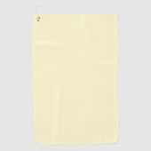 Butter Gelbe Farbe | Klassisches Elegant Golfhandtuch (Vorderseite)