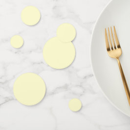 Butter Gelbe Farbe | Klassisches Elegant Konfetti