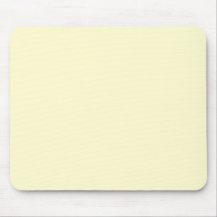 Butter Gelbe Farbe Klassisches Elegant Mousepad