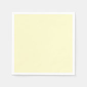 Butter Gelbe Farbe | Klassisches Elegant Serviette (Vorderseite)