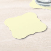 Butter Gelbe Farbe | Klassisches Elegant Untersetzer (angewinkelt)