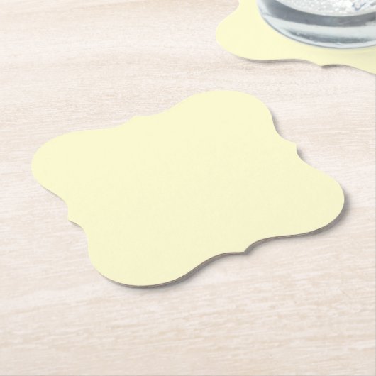 Butter Gelbe Farbe | Klassisches Elegant Untersetzer (angewinkelt)
