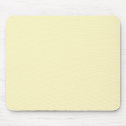 Butter Gelbe Farbe Mousepad (Vorne)