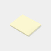 Butter Gelbe Farbe Post-it Klebezettel (angewinkelt)
