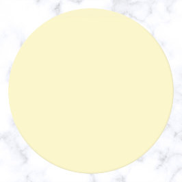 Butter Gelbe Farbe Runder Pappuntersetzer
