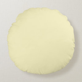 Butter Gelbe Farbe Rundes Kissen