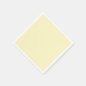 Butter Gelbe Farbe Serviette (Ecke)