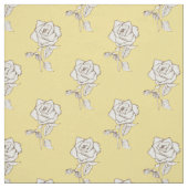 Butter Gelbe Rosa Blüte Stoff (Muster)