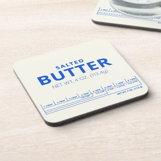 Butter Getränkeuntersetzer (Linke Seite)